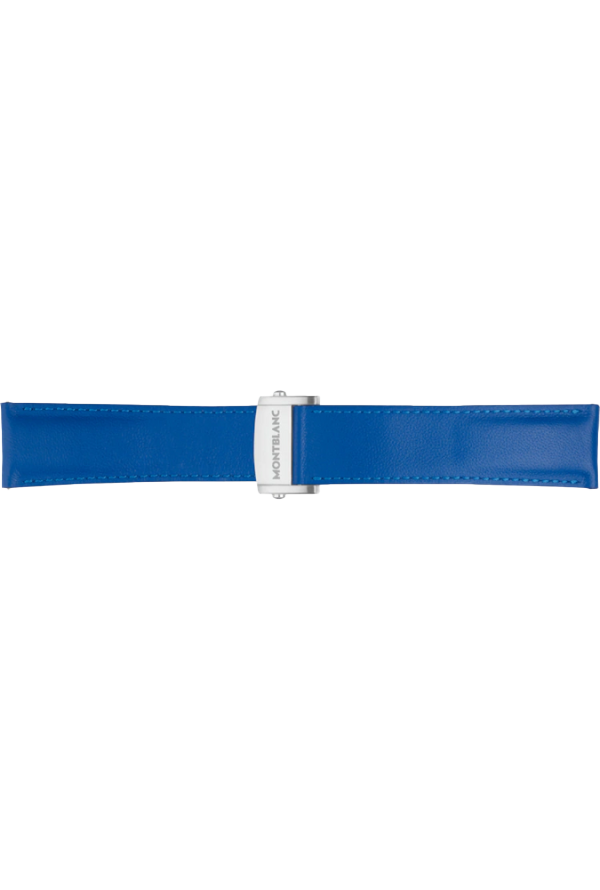 Summit 2 Sapphire Blue Leather Strap