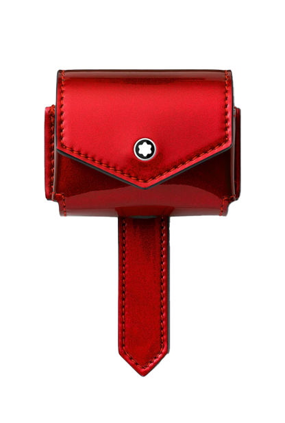 Montblanc Glossy leather case for Apple AirPods Pro - Red