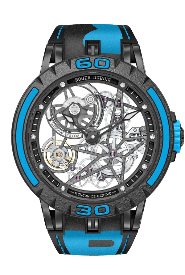 EXCALIBUR SPIDER PIRELLI BLACK DLC TITANIUM 45MM