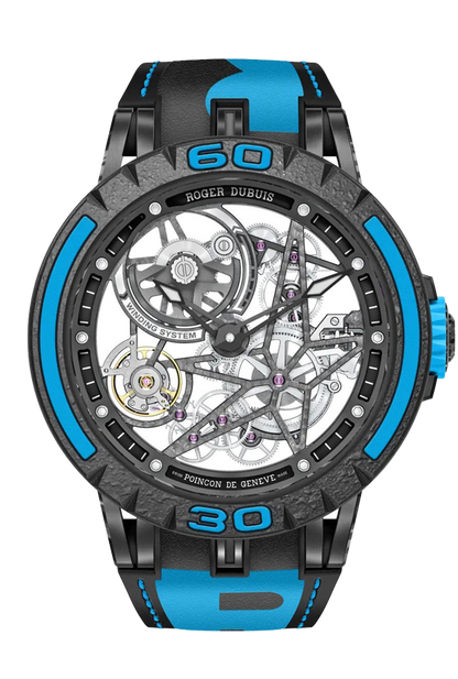 EXCALIBUR SPIDER PIRELLI BLACK DLC TITANIUM 45MM