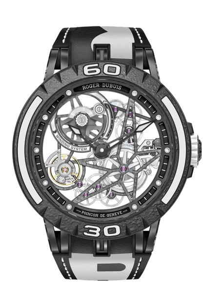 EXCALIBUR SPIDER PIRELLI BLACK DLC TITANIUM 45MM