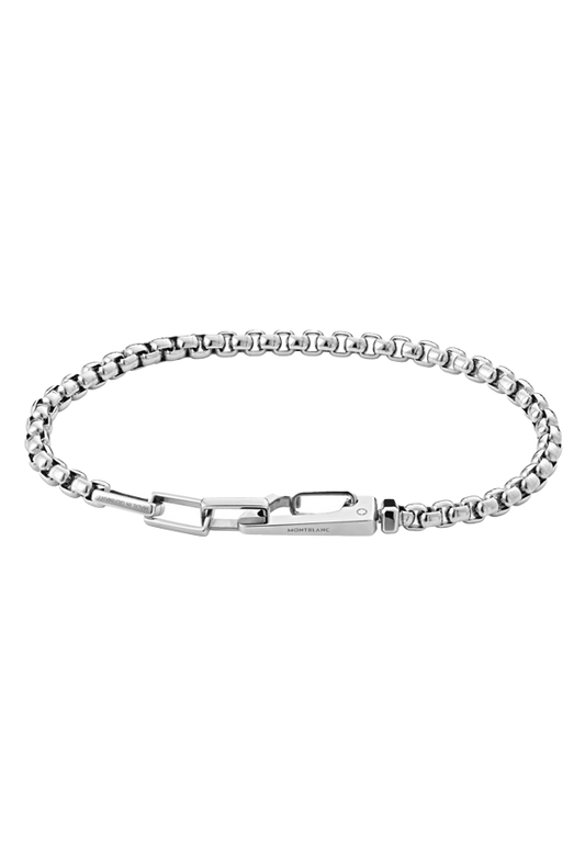 Bracelet in Stainless Steel with Carabiner Closure