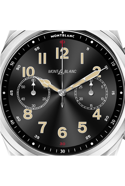 Montblanc Summit 2+ Smartwatch - Gray with Leather Strap