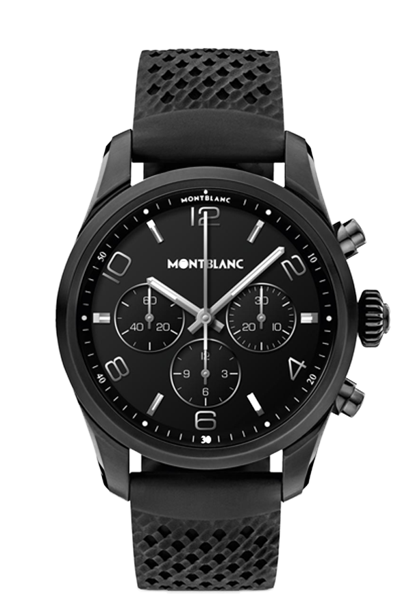 Montblanc Summit 2+ Smartwatch - Black with Rubber Strap