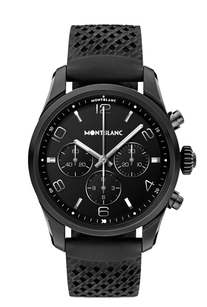 Montblanc Summit 2+ Smartwatch - Black with Rubber Strap