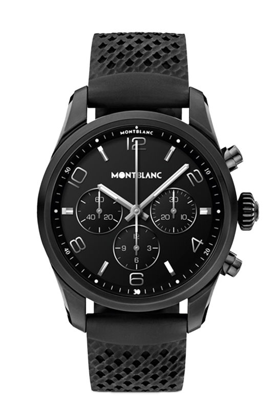 Montblanc Summit 2+ Smartwatch - Black with Rubber Strap