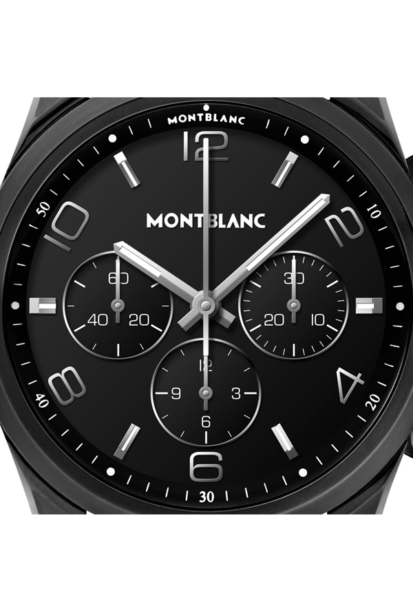 Montblanc Summit 2+ Smartwatch - Black with Rubber Strap