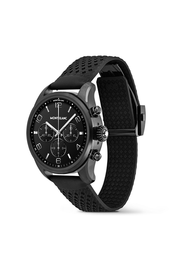 Montblanc Summit 2+ Smartwatch - Black with Rubber Strap