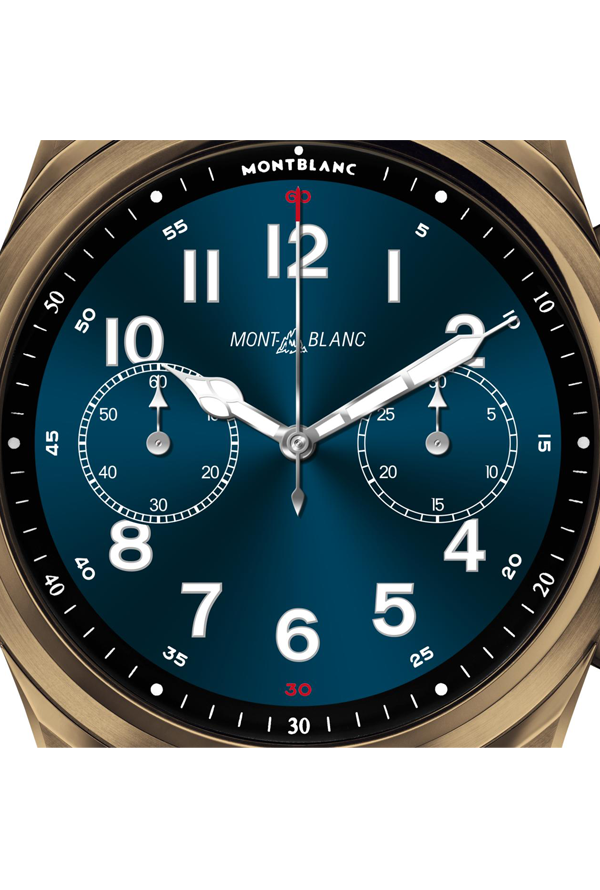 Montblanc Summit 2+ Smartwatch - Bronze Color with Leather Strap