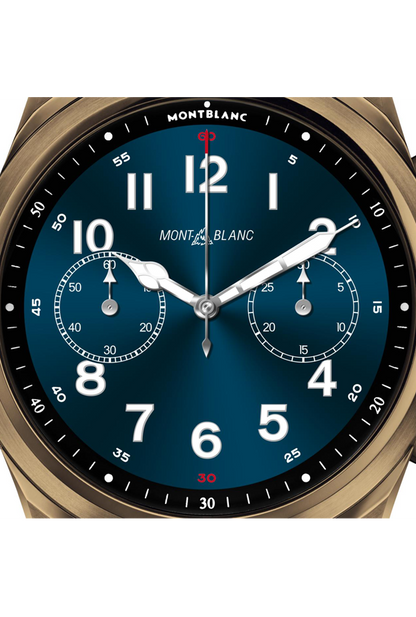 Montblanc Summit 2+ Smartwatch - Bronze Color with Leather Strap