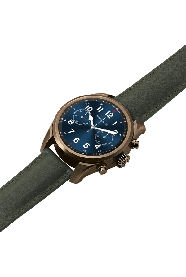 Montblanc Summit 2+ Smartwatch - Bronze Color with Leather Strap