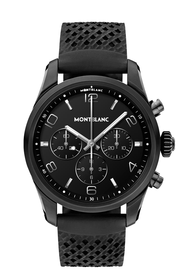 Montblanc Summit 2+ Smartwatch - Black with Rubber Strap