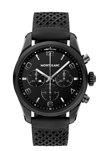 Montblanc Summit 2+ Smartwatch - Black with Rubber Strap