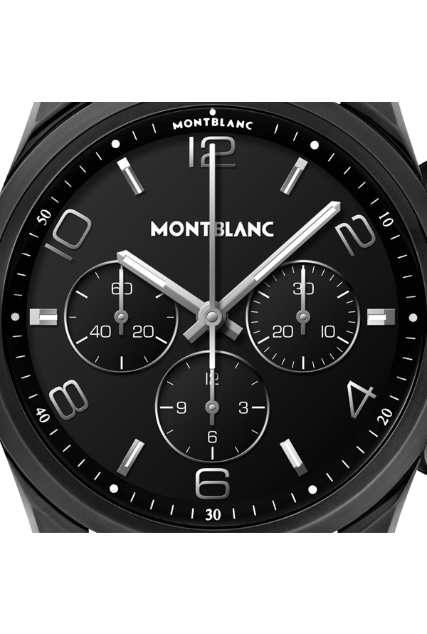 Montblanc Summit 2+ Smartwatch - Black with Rubber Strap