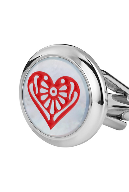 Meisterstück Tribute to the Book Around the World in 80 Days Spade & Heart Cufflinks