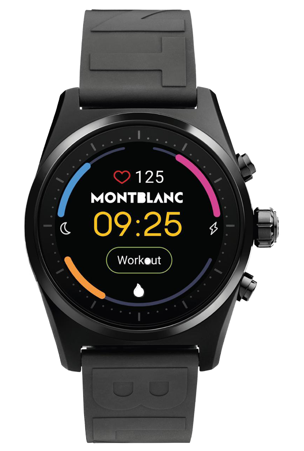 Montblanc Summit Lite Smartwatch - Black with Rubber Strap