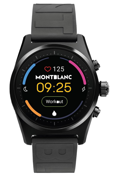 Montblanc Summit Lite Smartwatch - Black with Rubber Strap