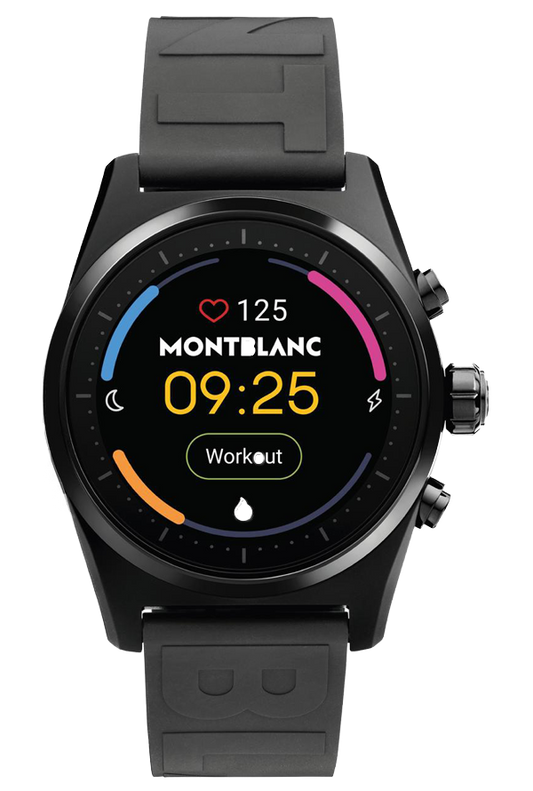 Montblanc Summit Lite Smartwatch - Black with Rubber Strap