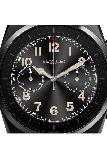 Montblanc Summit Lite Smartwatch - Black with Rubber Strap