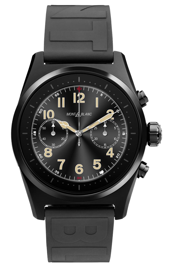 Montblanc Summit Lite Smartwatch - Black with Rubber Strap