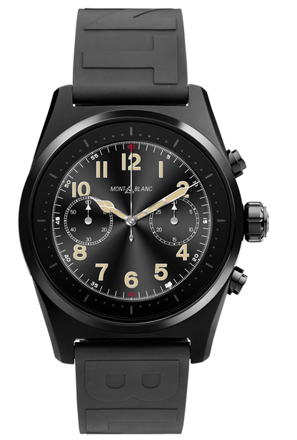 Montblanc Summit Lite Smartwatch - Black with Rubber Strap