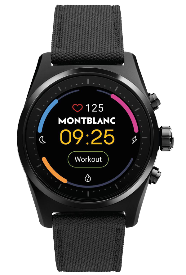 Montblanc Summit Lite Smartwatch - Black with Fabric Strap