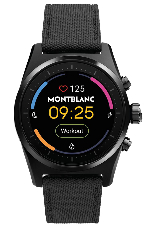 Montblanc Summit Lite Smartwatch - Black with Fabric Strap