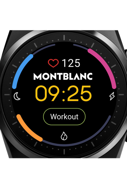 Montblanc Summit Lite Smartwatch - Black with Fabric Strap