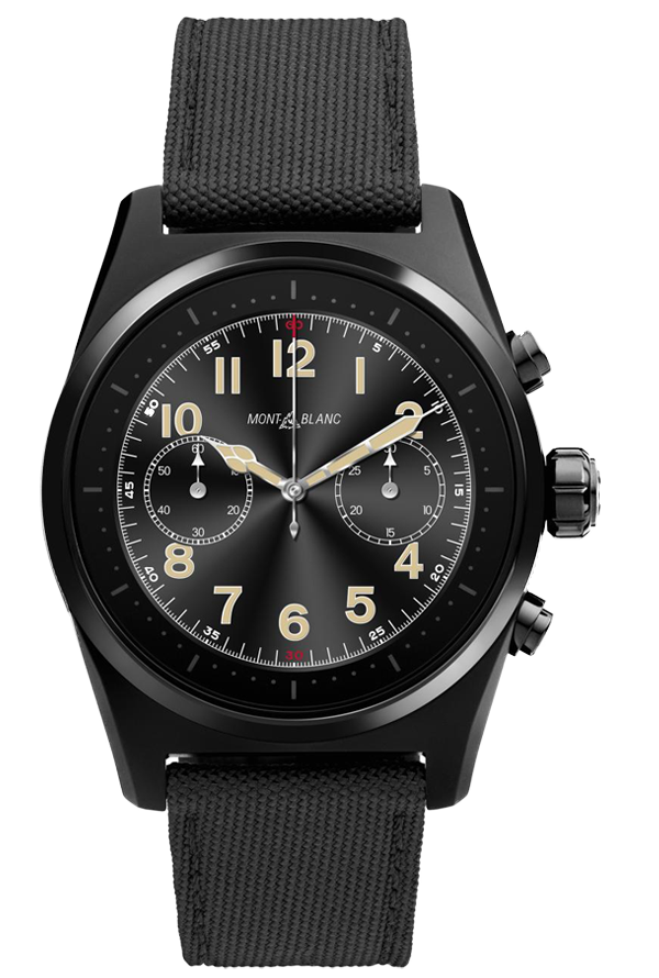 Montblanc Summit Lite Smartwatch - Black with Fabric Strap