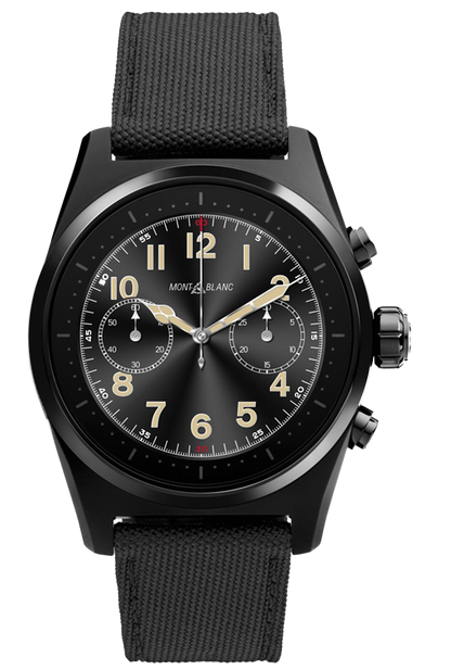 Montblanc Summit Lite Smartwatch - Black with Fabric Strap