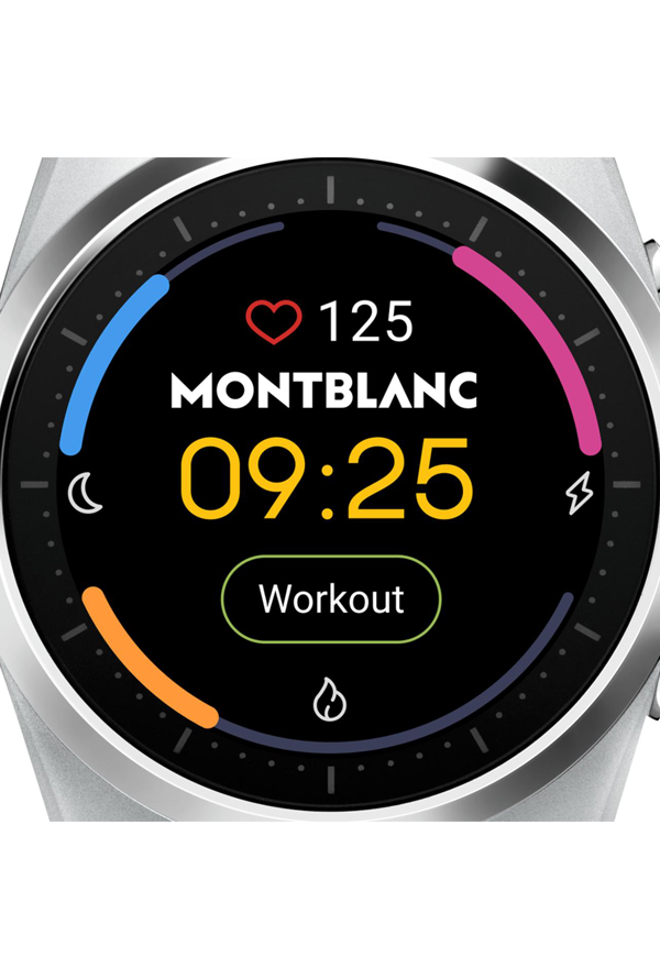 Montblanc Summit Lite Smartwatch - Grey with Rubber Strap