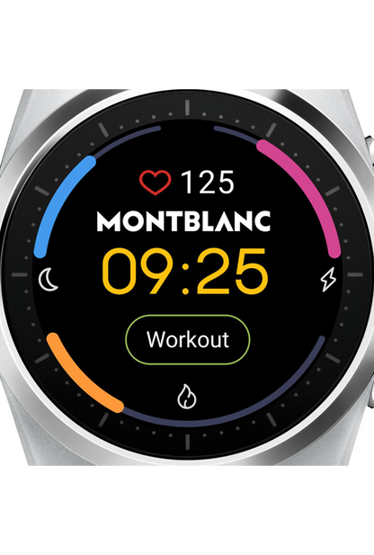 Montblanc Summit Lite Smartwatch - Grey with Rubber Strap