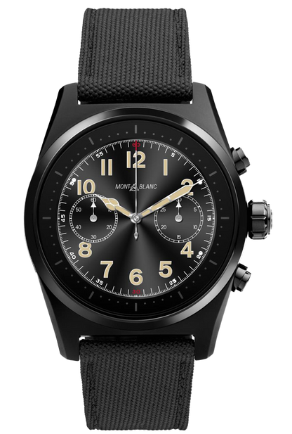 Montblanc Summit Lite Smartwatch - Black with Textile Strap