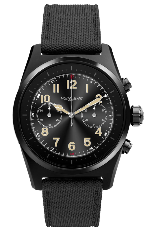 Montblanc Summit Lite Smartwatch - Black with Textile Strap