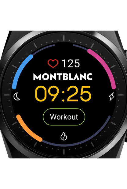 Montblanc Summit Lite Smartwatch - Black with Textile Strap