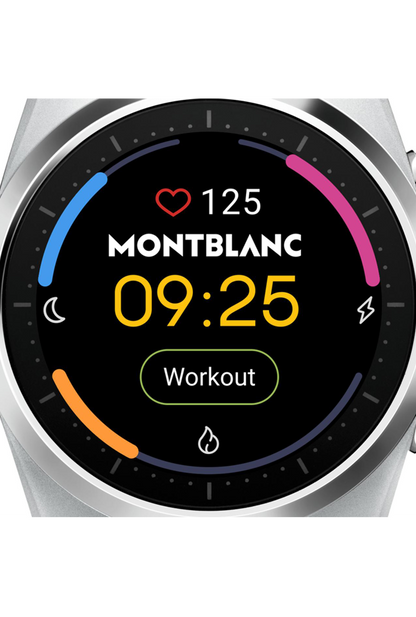 Montblanc Summit Lite Smartwatch - Grey with Rubber Strap