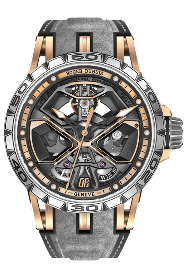 EXCALIBUR SPIDER HURACÁN PINK GOLD 45MM