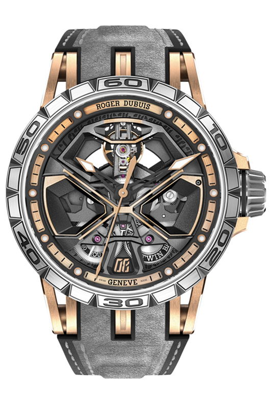 EXCALIBUR SPIDER HURACÁN PINK GOLD 45MM